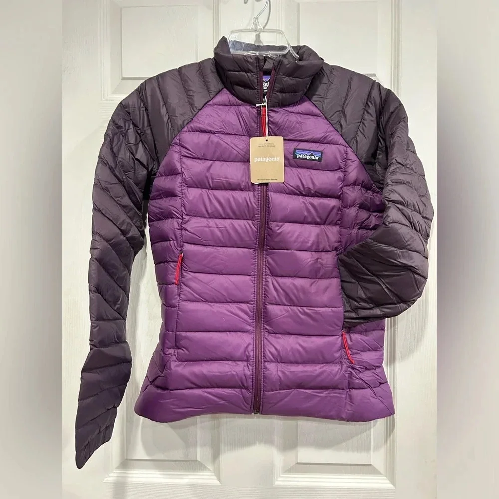Patagonia Women’s XS Down Sweater Puffer Jacket Night Plum Purple NWT